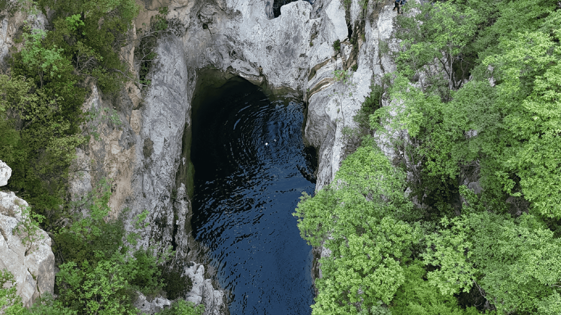 Gubavica Waterfall Cetina River natural attraction cycling stop Croatia