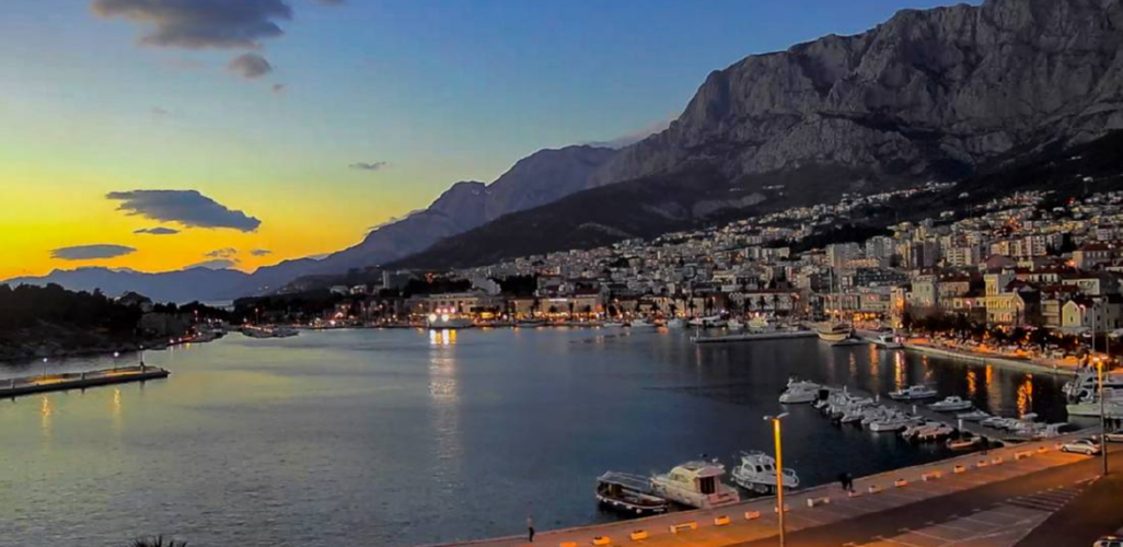 Cycling around Makarska Blue Lake Croatia